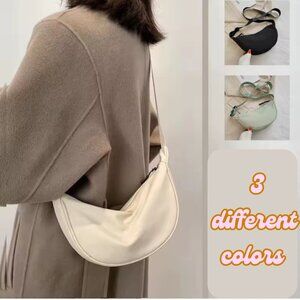 Large Capacity Crossbody Half Moon Waterproof Bag